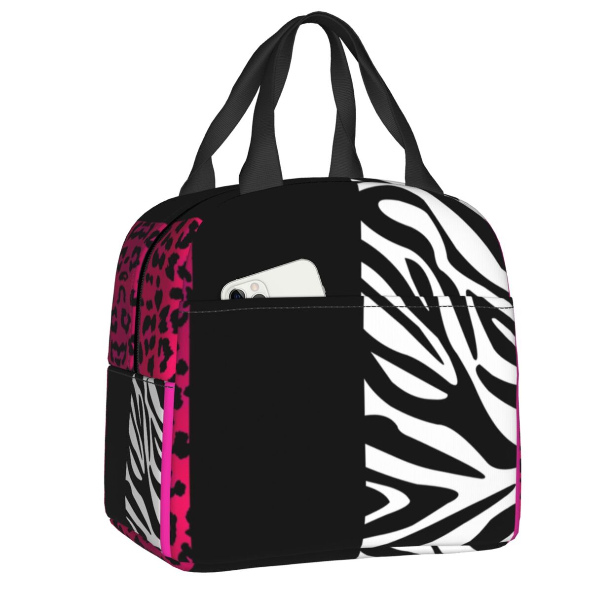 맞춤형 핫핑크 얼룩말 및 표범 무늬 휴대용 도시락 가방 - Zebra Tablet Accessories 리뷰 및 가격