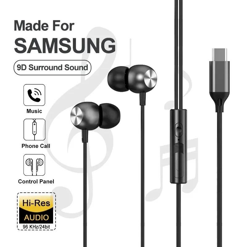 3.5mm USB 타입 C HIFI 스테레오 스포츠 음 - Wired Earphone Lightning 리뷰 및 가격